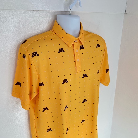 Under Armour University Of Minnesota Gophers Polo Size Medium Golf Performance - Picture 4 of 12